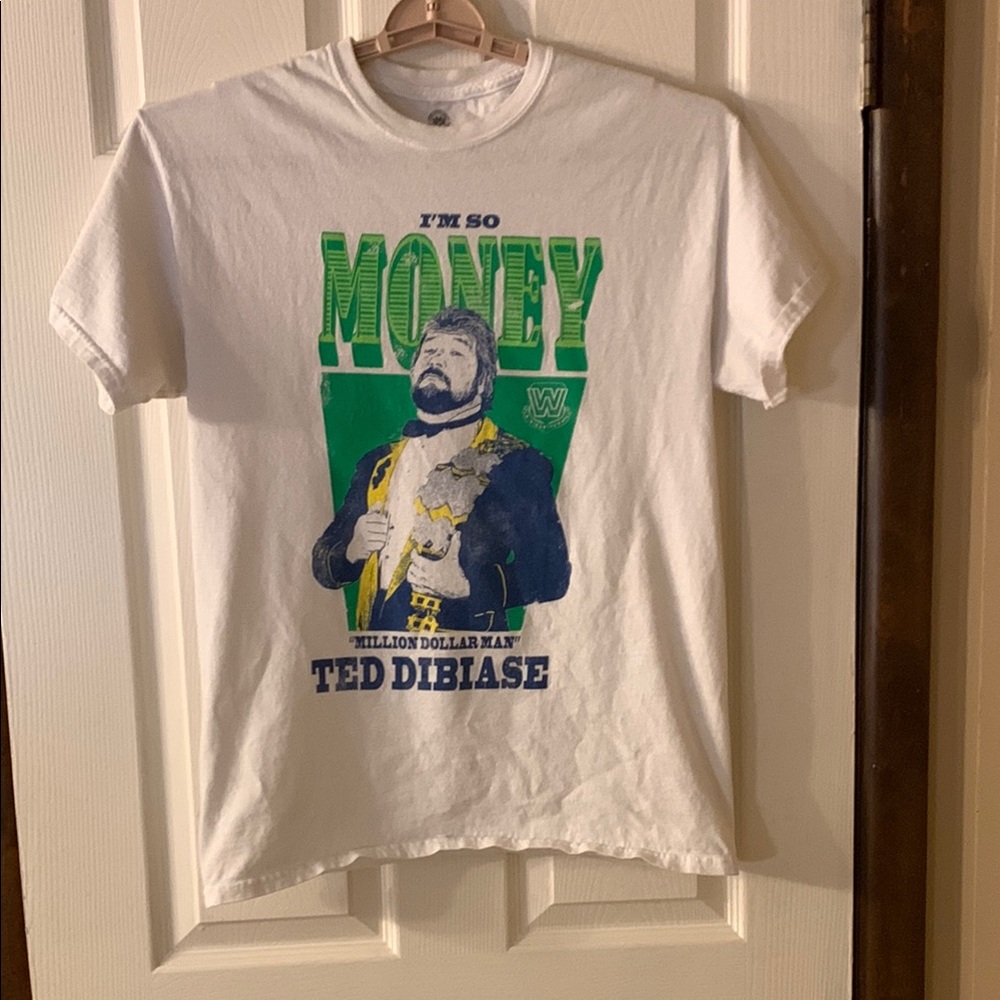 WWE Ted DiBiase "I'm So Money" White Graphic Tee (BIN M)
